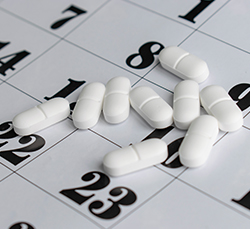 Pills on Calendar